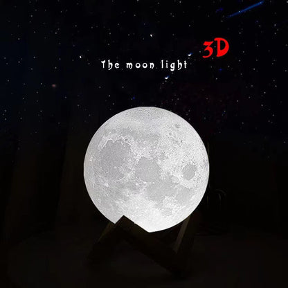 3D Printing Moon Night Table Lamp