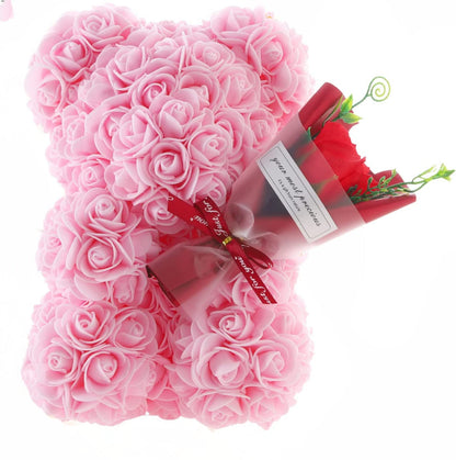 Rose Bear – Preserved Fresh Flower Gift