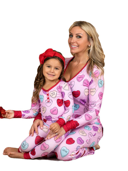 Valentines Day Love Print Casual Home Pajamas