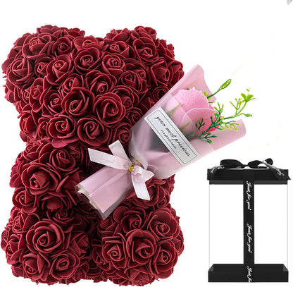 Rose Bear – Preserved Fresh Flower Gift