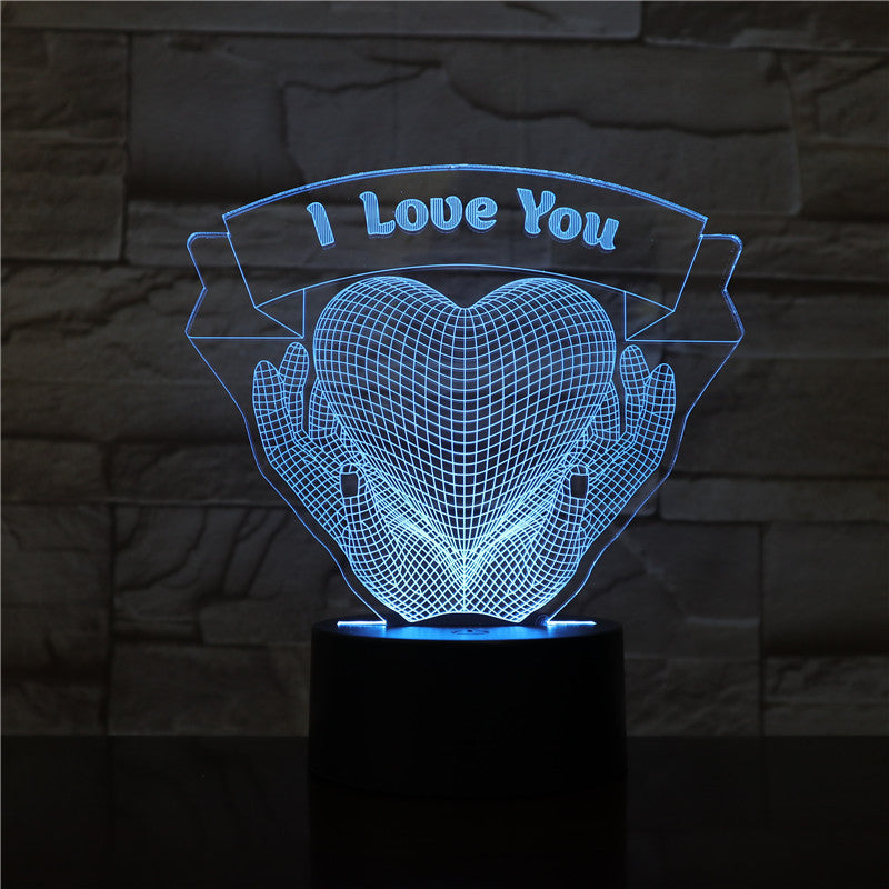 Valentine's Day 3D Night Light