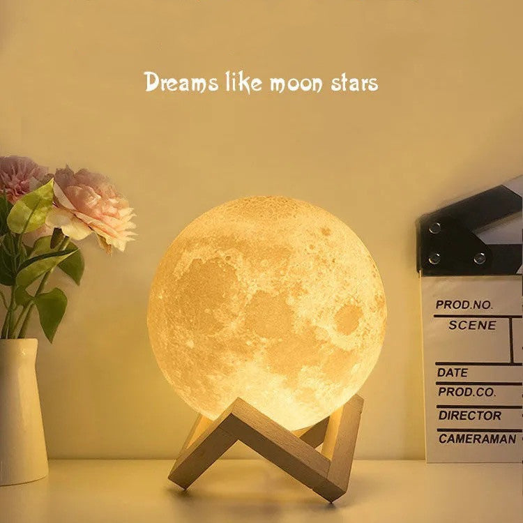 3D Printing Moon Night Table Lamp