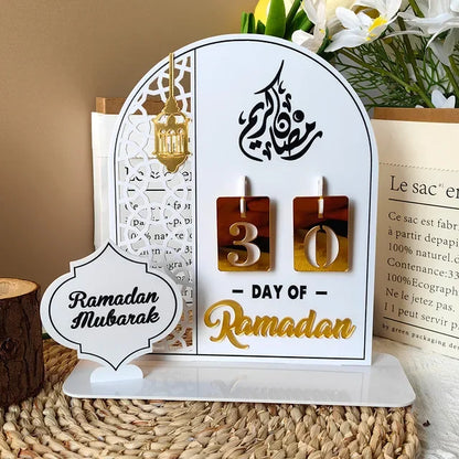 Ramadan Countdown Calendar Acrylic