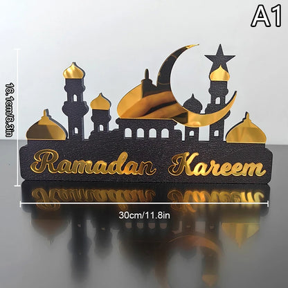 2025 Ramadan Table Ornament Wooden Acrylic