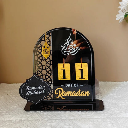 Ramadan Countdown Calendar Acrylic