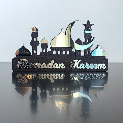 2025 Ramadan Table Ornament Wooden Acrylic