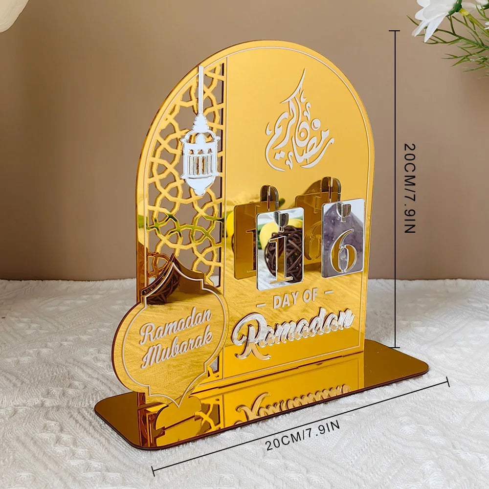 Ramadan Countdown Calendar Acrylic