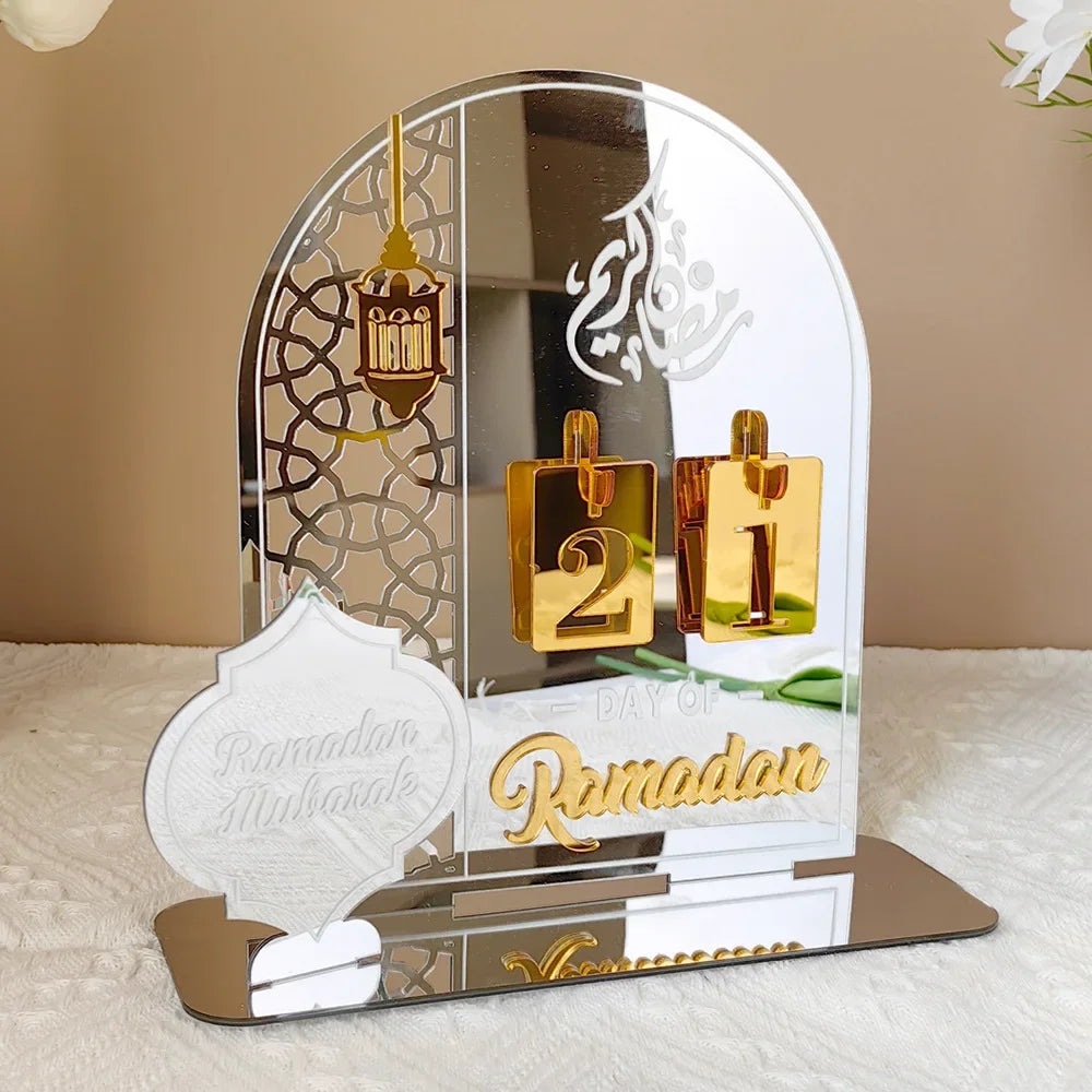 Ramadan Countdown Calendar Acrylic