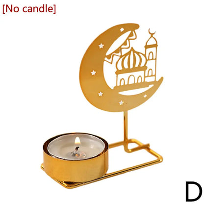 Eid Mubarak Candle Holder Metal