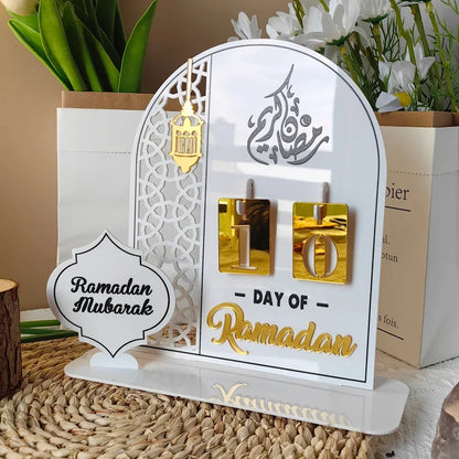 Ramadan Countdown Calendar Acrylic