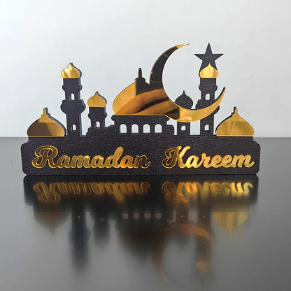 2025 Ramadan Table Ornament Wooden Acrylic