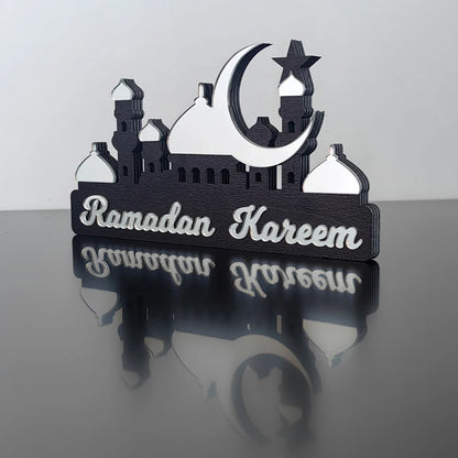 2025 Ramadan Table Ornament Wooden Acrylic