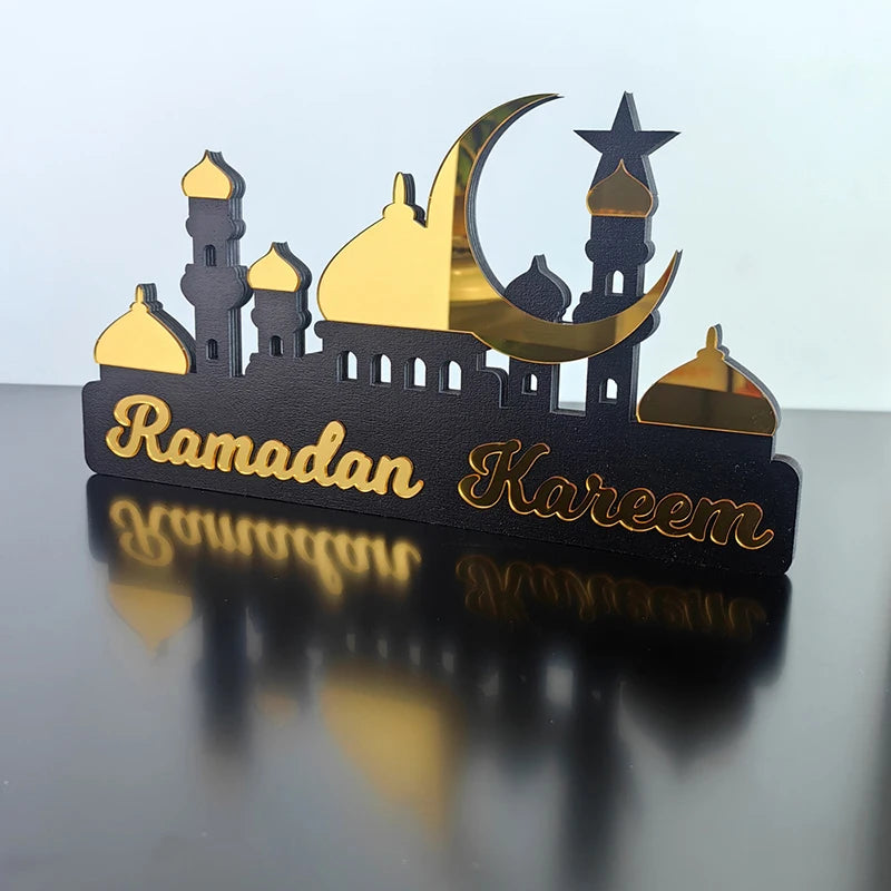 2025 Ramadan Table Ornament Wooden Acrylic