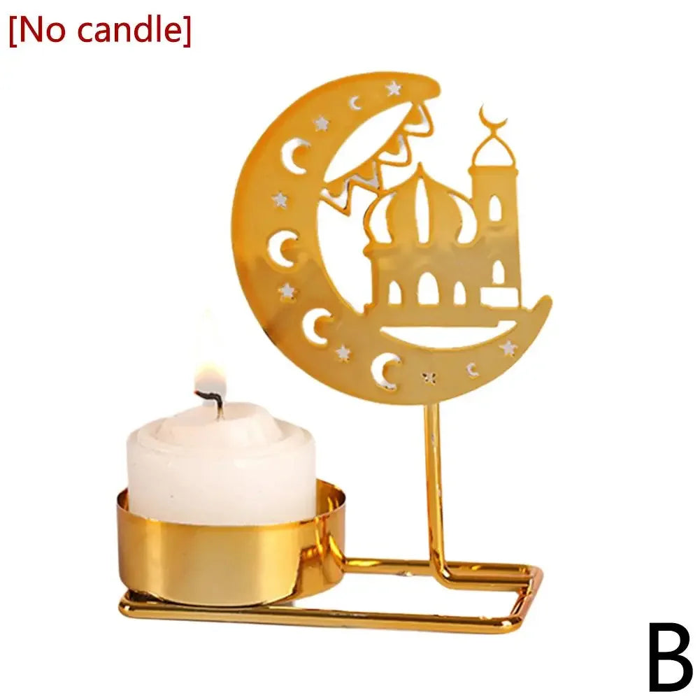 Eid Mubarak Candle Holder Metal