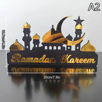 2025 Ramadan Table Ornament Wooden Acrylic