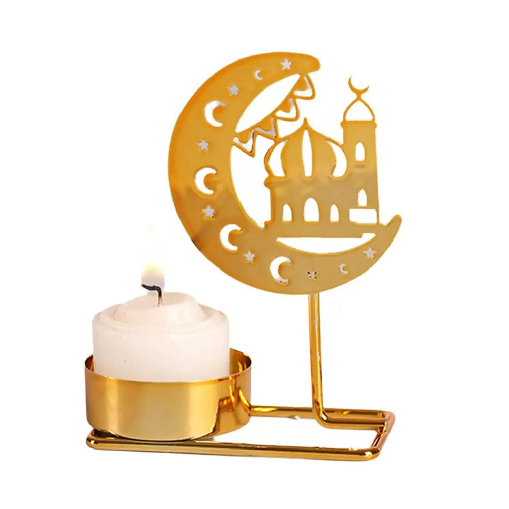 Eid Mubarak Candle Holder Metal