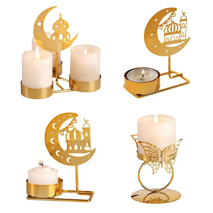 Eid Mubarak Candle Holder Metal