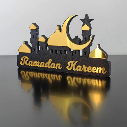 2025 Ramadan Table Ornament Wooden Acrylic