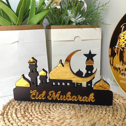 2025 Ramadan Table Ornament Wooden Acrylic