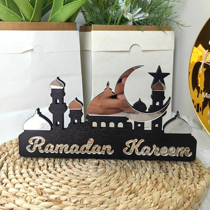 2025 Ramadan Table Ornament Wooden Acrylic