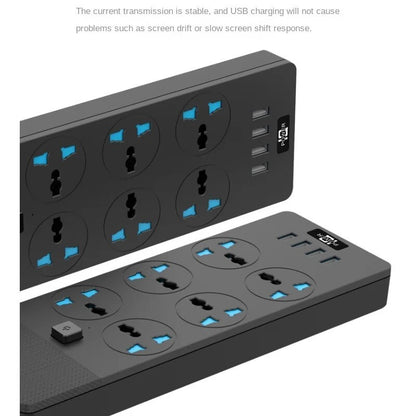 2024New T12 Power Strip Multifunctional