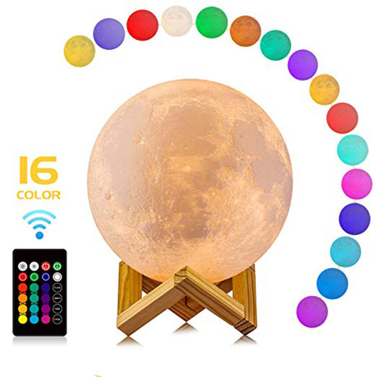 3D Printing Moon Night Table Lamp