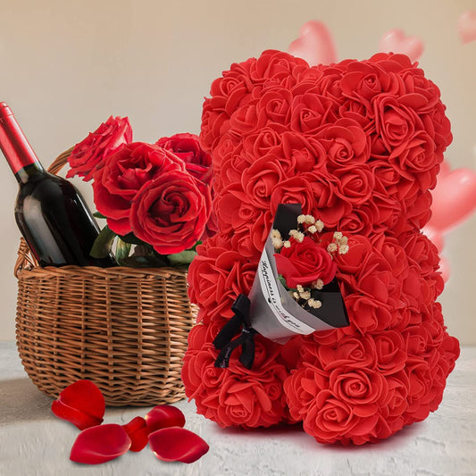 Rose Bear – Preserved Fresh Flower Gift